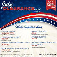 July Clearance Event Happening NOW