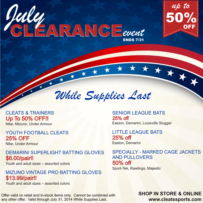 July Clearance
