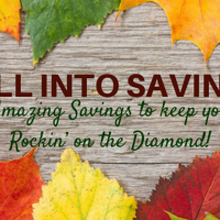 Fall Into Savings And Rock The Diamond